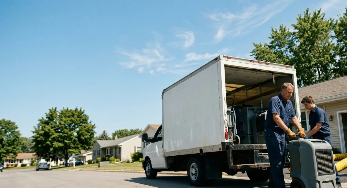 Water Damage Cleanup in Green Lake, WI near me